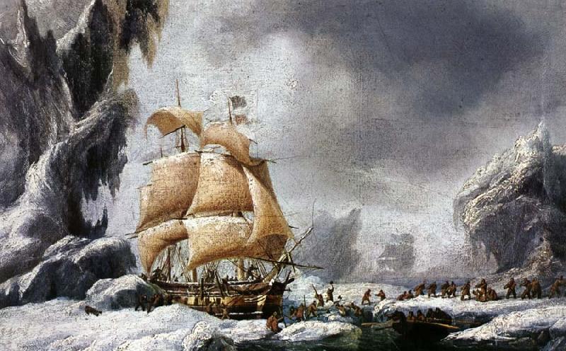 unknow artist To sjoss each fire and ice varre enemies an nagonsin stormar,vilket Urville smartsamt was getting go through the 9 Feb. 1838 oil painting image